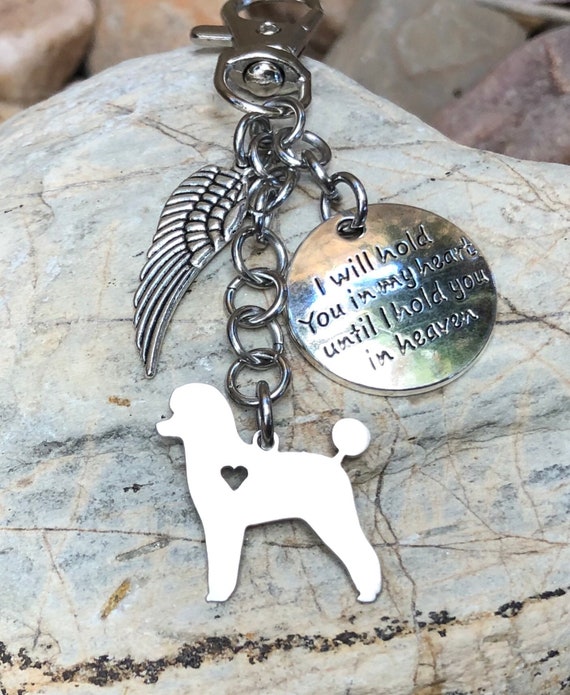 Poodle Pet Memorial Keepsake Dog Key Chain Dog Bag Charm Pet Loss Dog Memorial Poodle Jewelry Jewellery Pet Dog Etsy Canada