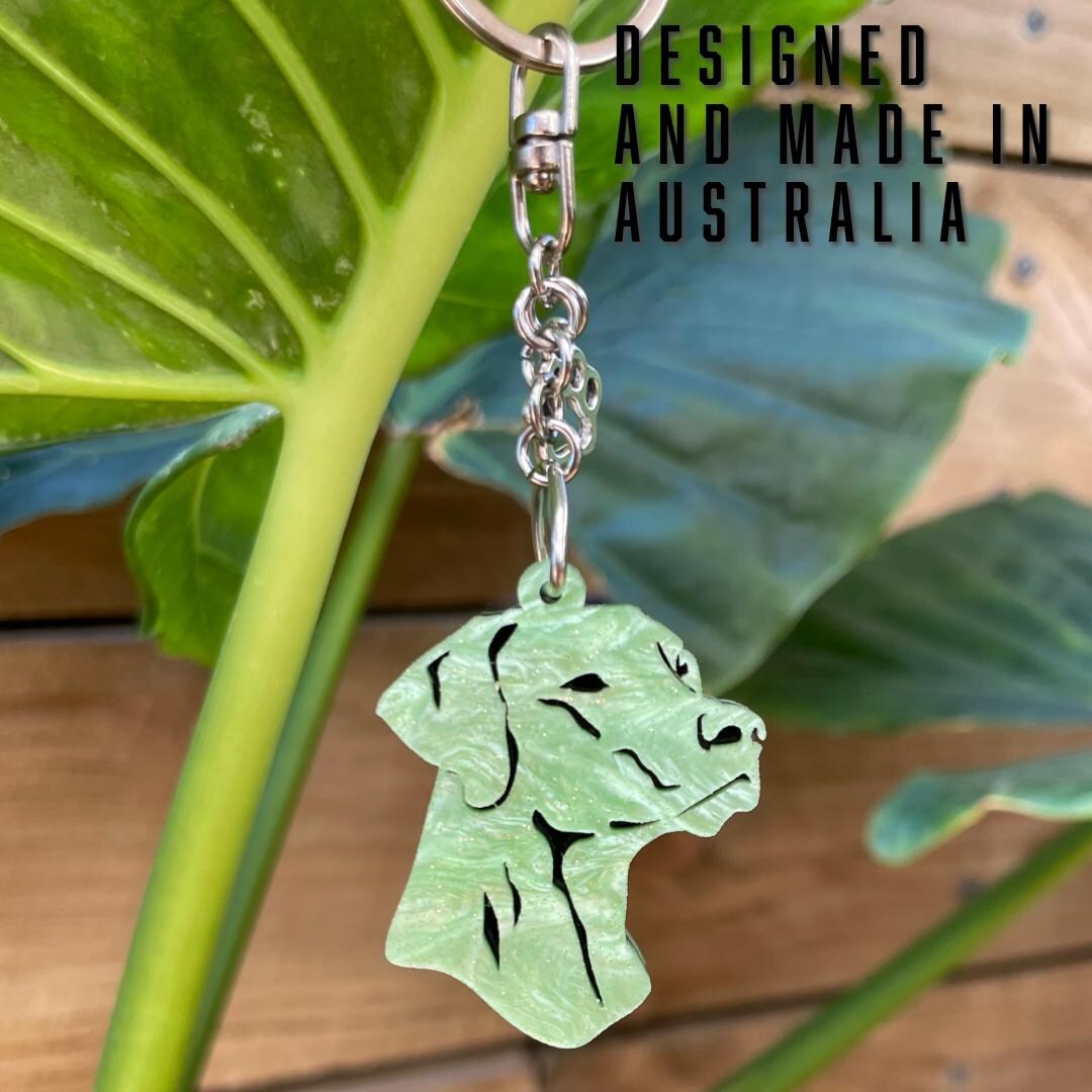Ridgeback Dog Keychain, Acrylic Dog Keyring, Bag Charm, Pet Jewellery ...