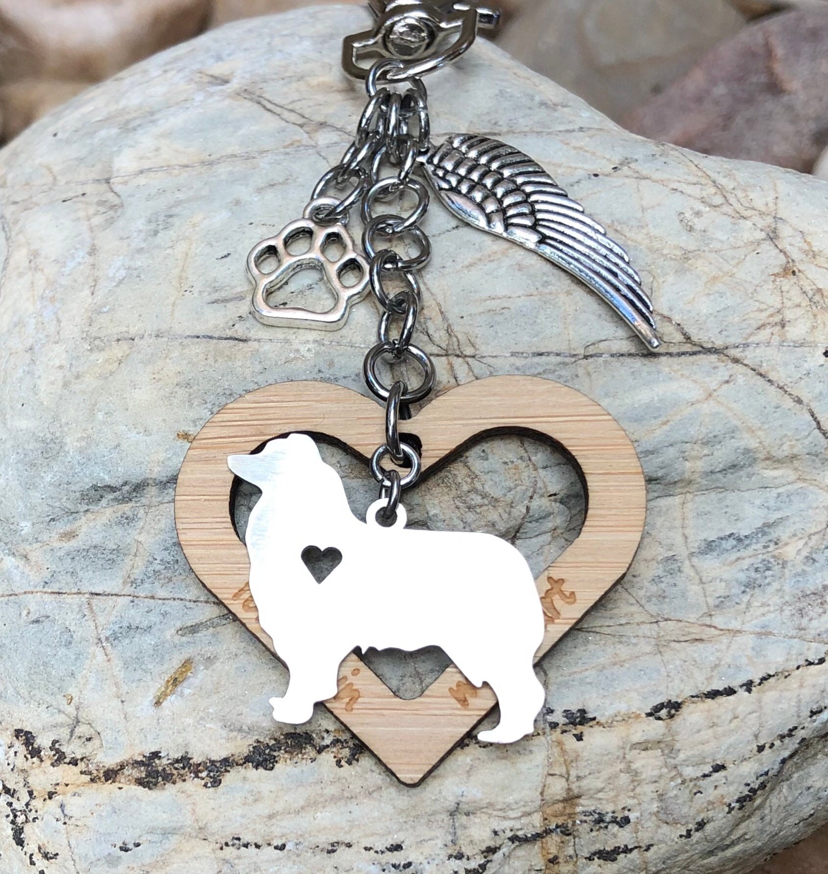 Australian shepherd keychain new arrivals