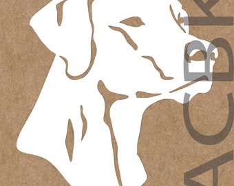 Rhodesian Ridgeback dog vinyl decal, outdoor premium vinyl, car window sticker, laptop, glass, phone, dog face, Christmas