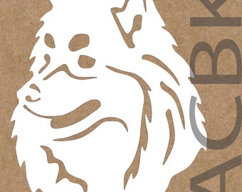 Finnish Lapphund dog vinyl decal, outdoor premium vinyl, car window sticker, laptop, glass, phone, dog face, Christmas