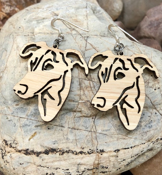 Greyhound earrings cheap