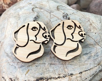 Dog earrings