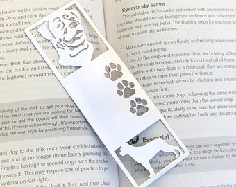 Rottweiler stainless steel bookmark, dog bookmark, rottweiler dog gift, lasercut stainless steel book mark, Christmas