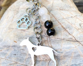 Dog silhouette keychains
