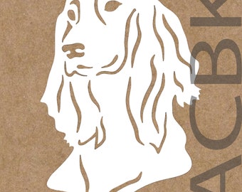 Irish Setter dog vinyl decal, dog outdoor premium vinyl, car window sticker, laptop, glass, phone, dog face, Christmas
