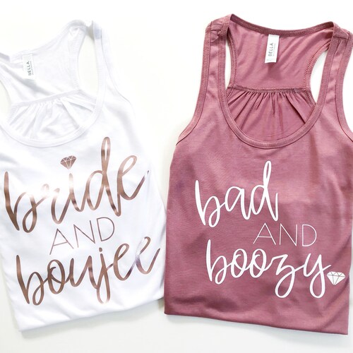 Bachelorette Party Shirts Funny Bad and 