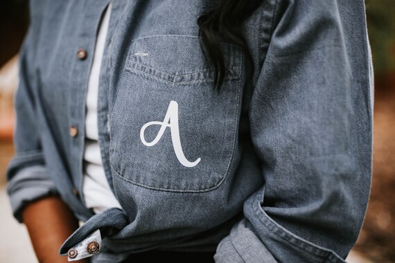 Bridesmaid Chambray Shirts Bridesmaid Denim Shirt Winter Etsy
