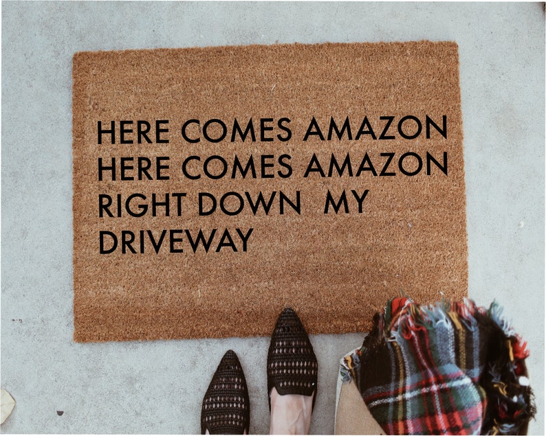 Amazon doormat funny christmas doormat funny mat Etsy