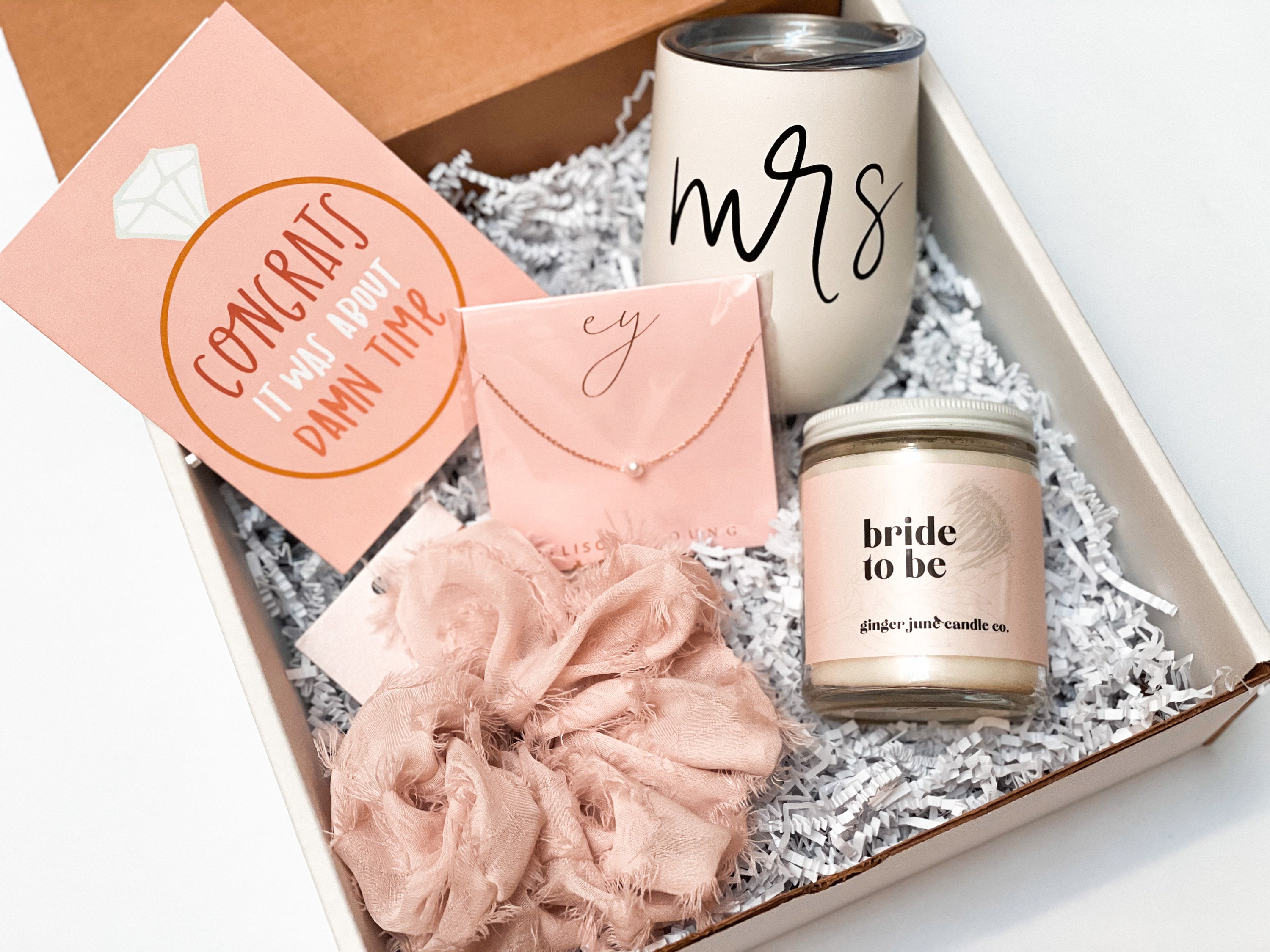 Engagement gift Engagement gift Box Bride gift box Luxury Etsy