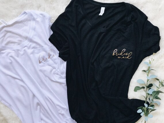bridesmaid tee