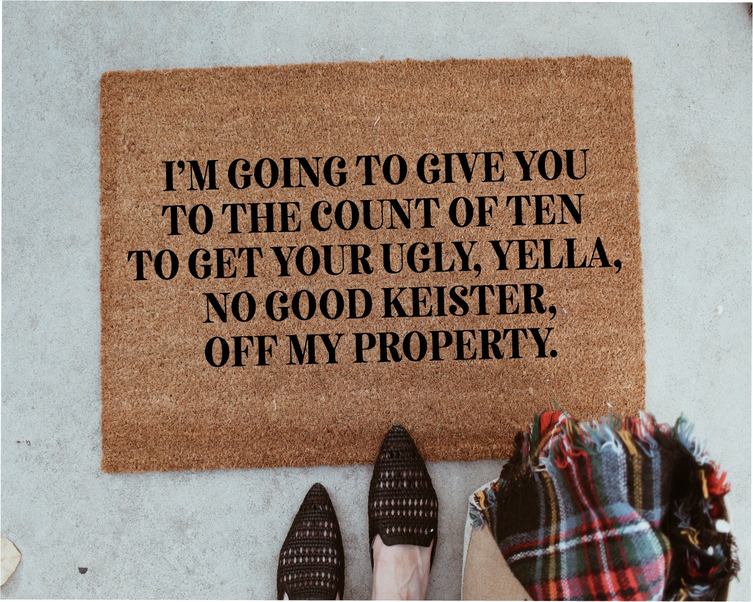 Home alone doormat funny christmas doormat funny Etsy