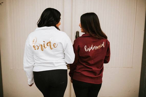 bridesmaid sweaters