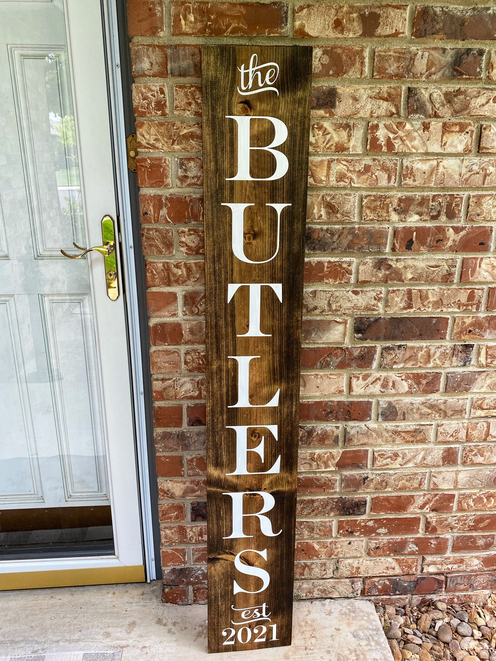 Personalized Porch Sign Last Name Porch Sign Est Porch Sign Etsy