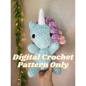 Isa the Unicorn Crochet Pattern image 2