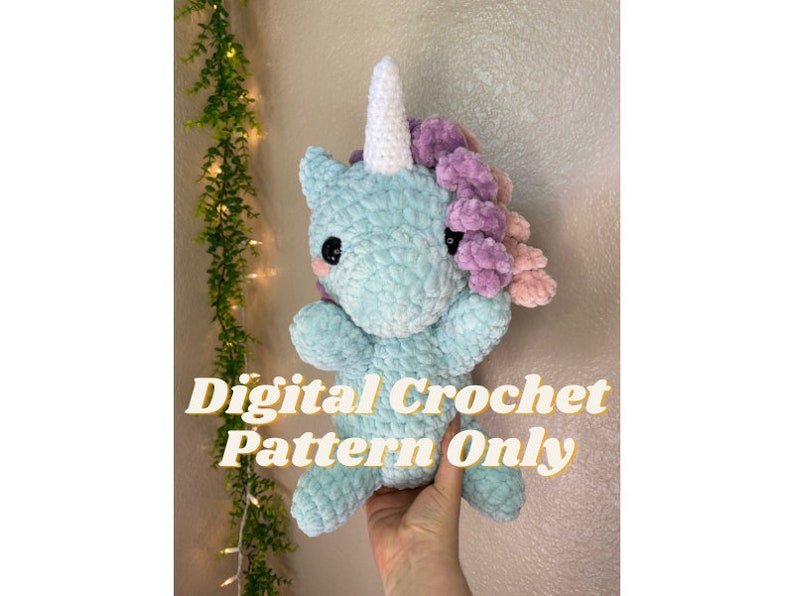 Isa the Unicorn Crochet Pattern image 2