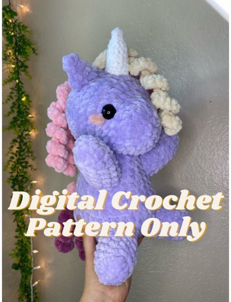 Isa the Unicorn Crochet Pattern image 1