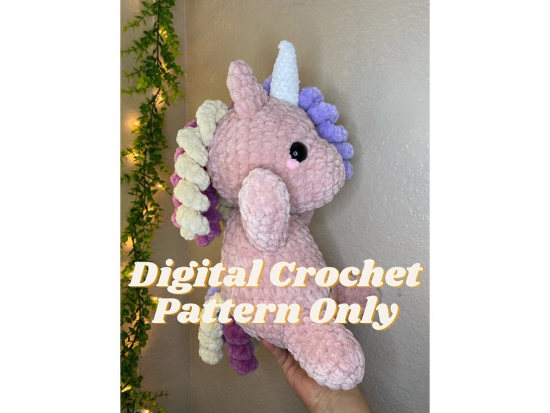 Isa the Unicorn Crochet Pattern image 3