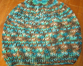 Lacy Earth Slouchy Knit Beanie