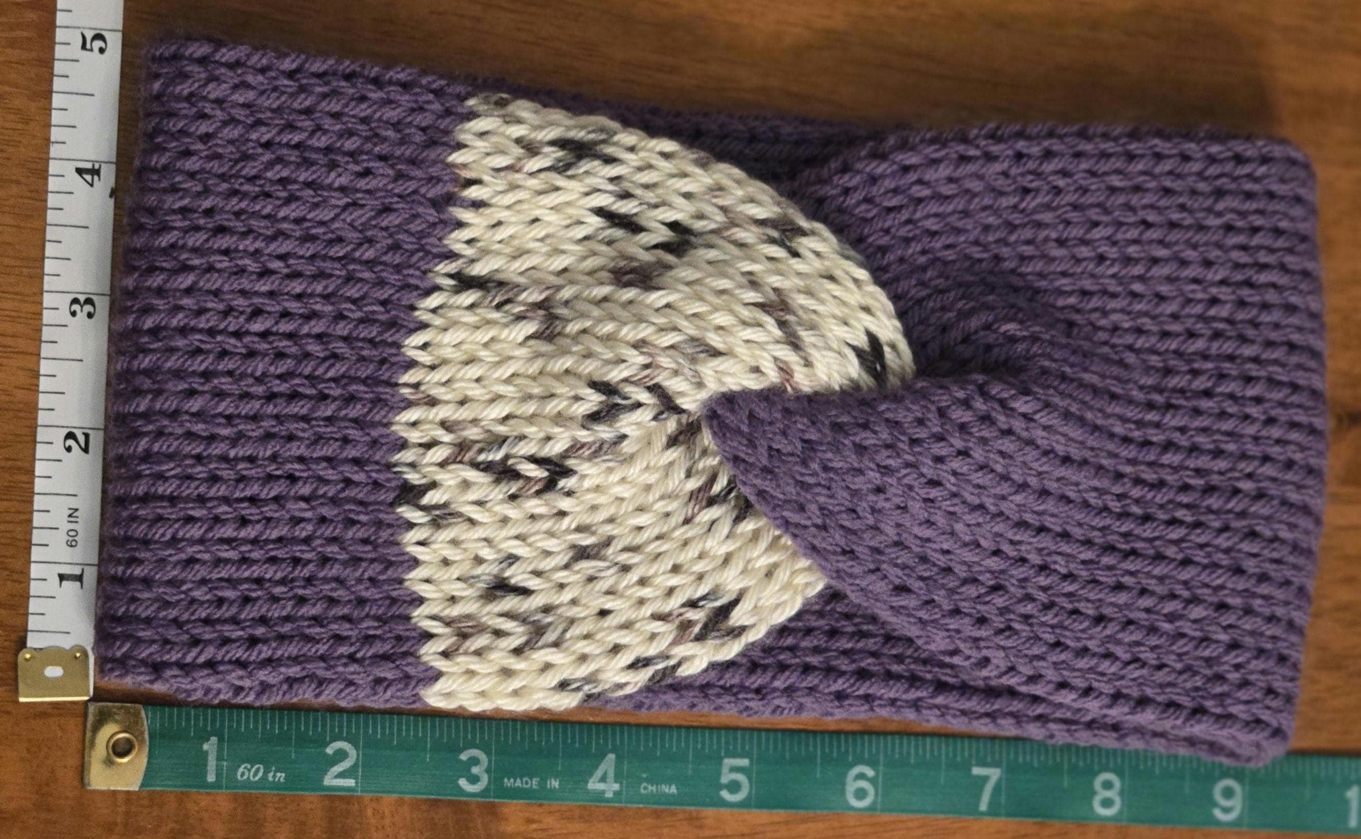 Minime Paris, Handmade Tweed Headband, 3 Rows, Light Purple Purple Tweed Headband - Etsy main image 2