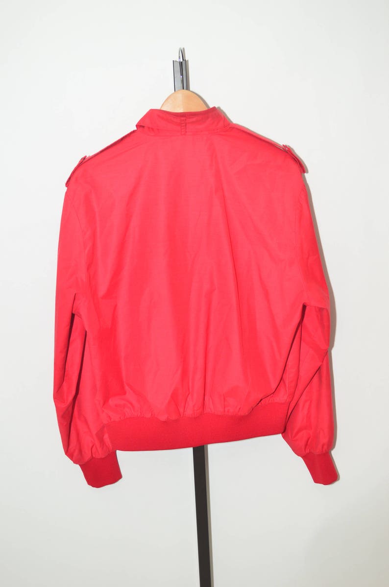 Vtg 80/'s GM Member/'s Only Style Red Jacket General Motors Auto Red Member/'s Only Jacket