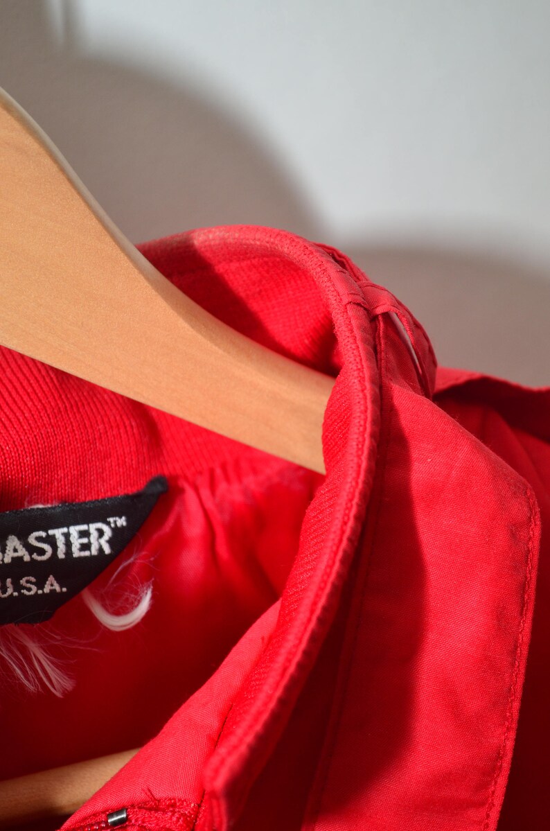 Vtg 80/'s GM Member/'s Only Style Red Jacket General Motors Auto Red Member/'s Only Jacket