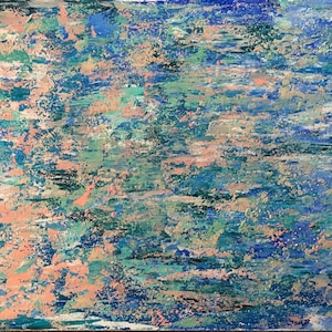 Secrets (Cellar Door) Radical Face Synesthesia Music Abstract Acrylic Painting 18&quot; x 24&quot;