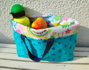Lunchbag Tasche mit wasserdichten wunderbaren Stoffen