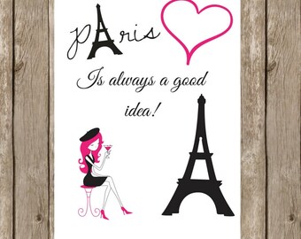 Poster/Picture * Paris * for travel enthusiasts