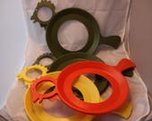 Vintage Chicken Plate Holders