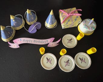 Madeline birthday celebration accessories, by Learning Curve– doll sold separately