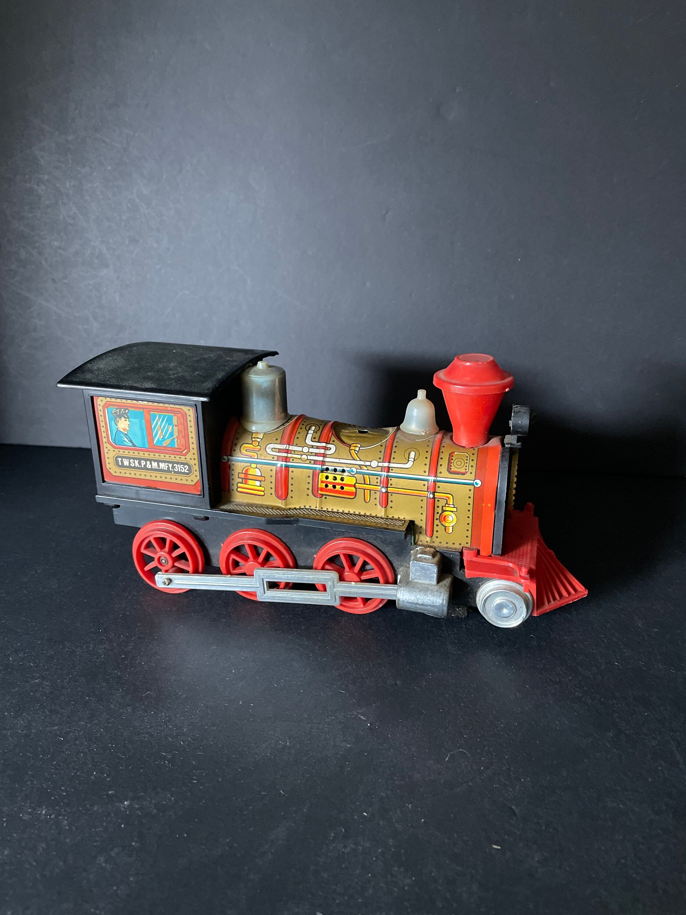 Vintage Transogram Strawsville Toy Train Battery Operated 1968 RARE