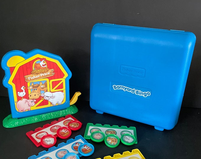 Fisher-price Barnyard Bingo, Complete - Etsy