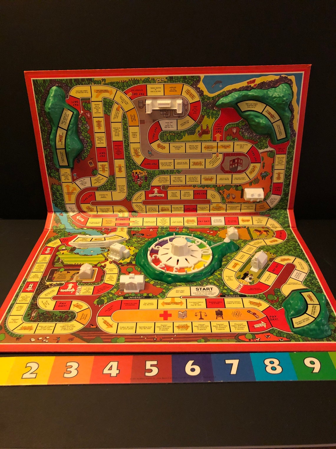 Vintage Game of Life by Milton Bradley 1979spinner Faulty Etsy