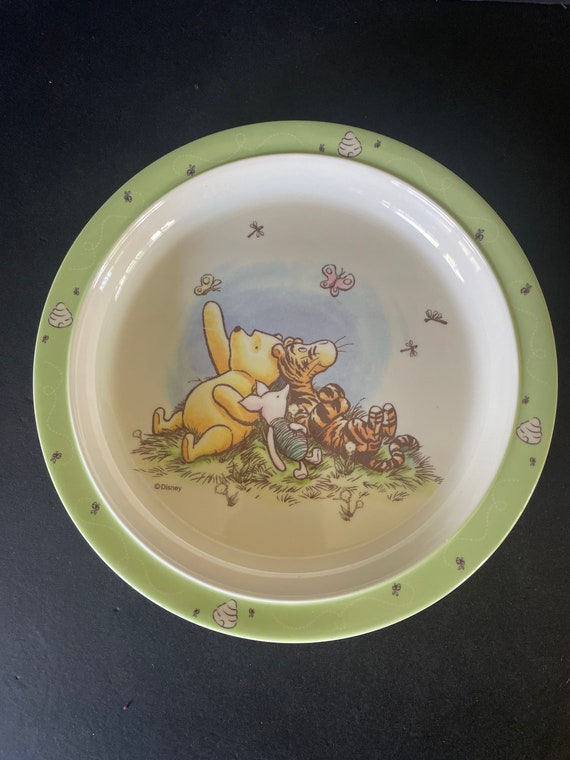 Winnie the Pooh Melamine Plate Disney First Years 2002 - Etsy