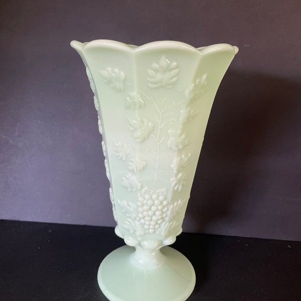 Milk Glass Vase Etsy