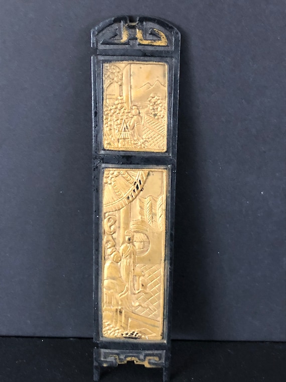 Miniature Asian Panel by Marx Toys Made in Hong Kong 1964 Etsy