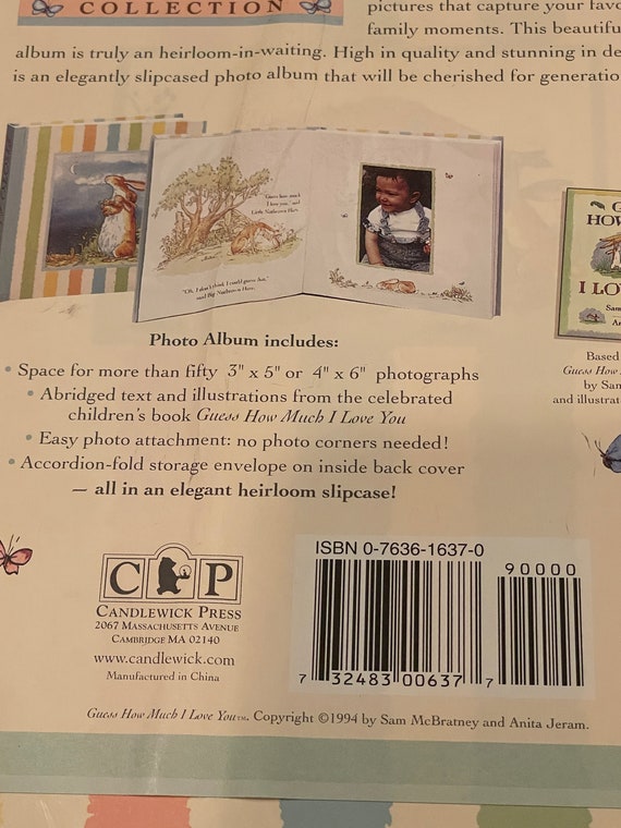 Guess How Much I Love You diecut photo album in deco… Gem