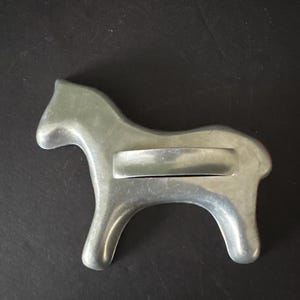Vintage aluminum metal cookie cutters—sold separately image 14