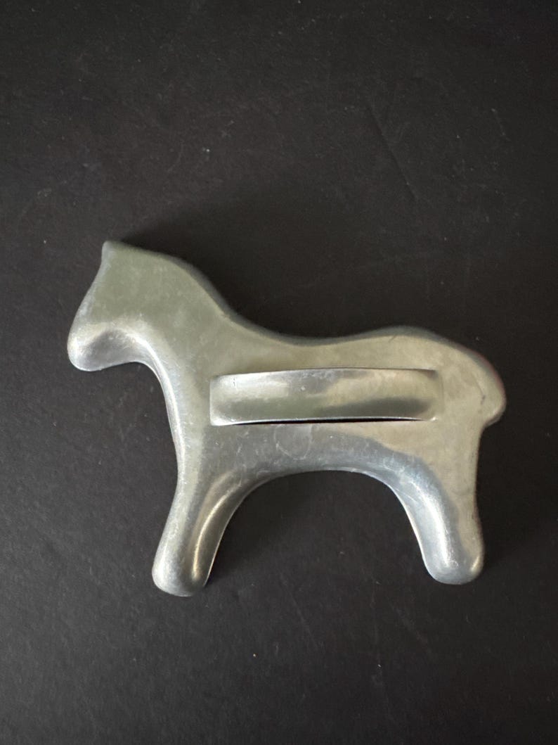Vintage aluminum metal cookie cutters—sold separately image 14