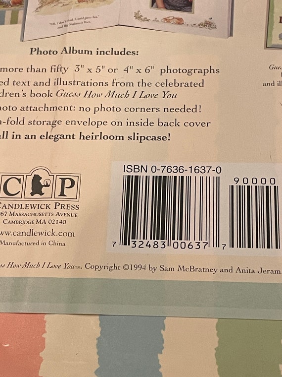 Guess How Much I Love You diecut photo album in deco… Gem