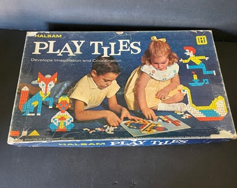 Vintage Playskool Play Tiles