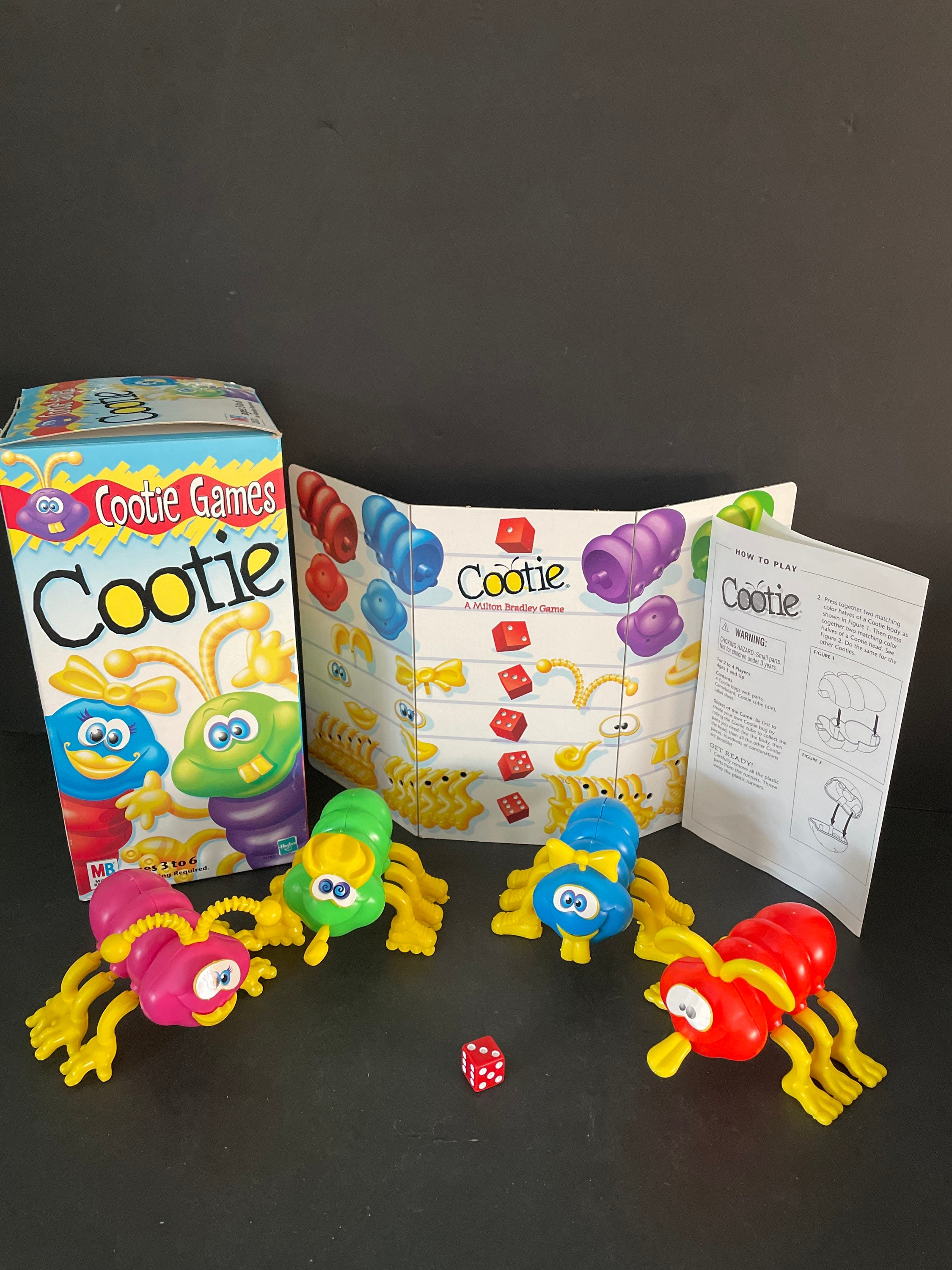 Cootie game 1999 Milton Bradley Etsy 日本