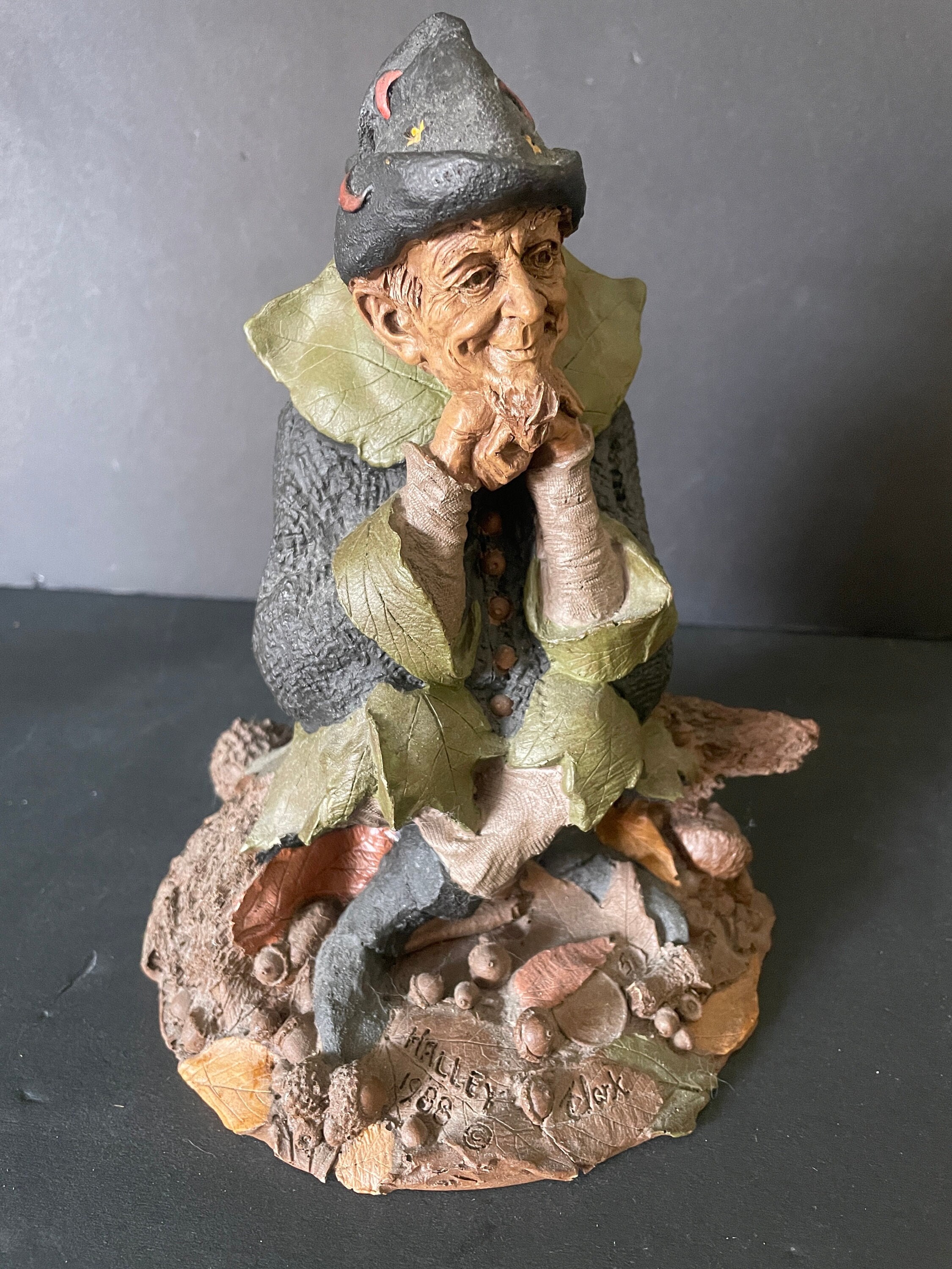 Figurine Gnome Tom Clark Happy #57 - Vintage 1984 - Résine - Bon état