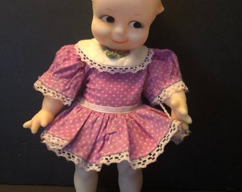 Vintage Jesco Kewpie Doll, soft vinyl, not her original dress