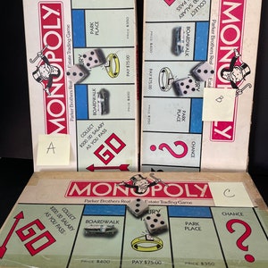 Vintage Monopoly Game, 1985