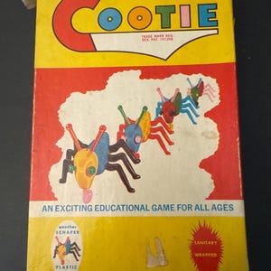 Replacement Pieces Cootie game, 1949, W.H. Schaper Mfg Co, Inc, sold separately