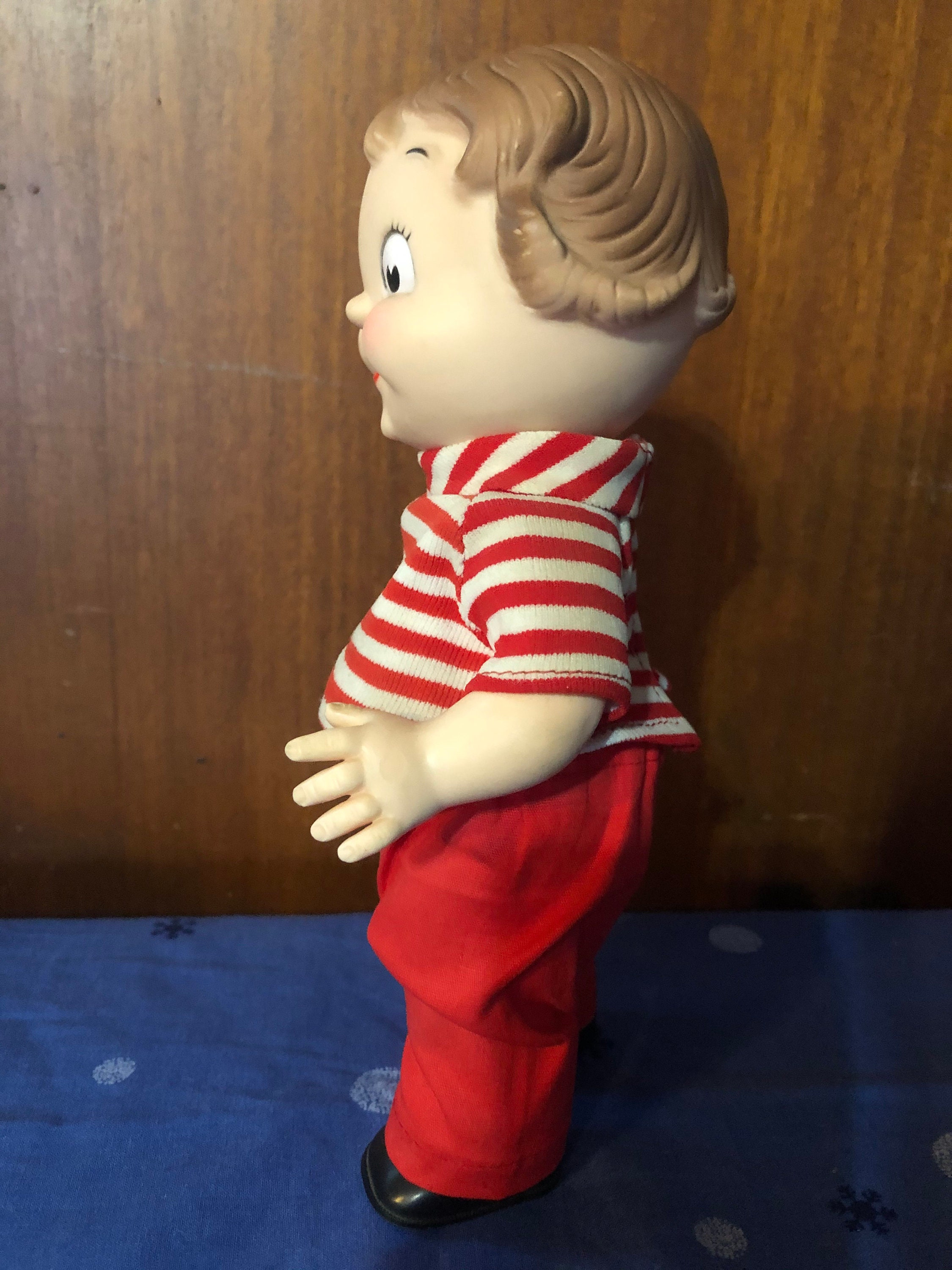 Vintage vinyl Campbell Soup Boy doll 10 inches Etsy