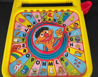 Playskool Sounds Around, Ernies Abcs, Sesame Street ,1989 - Etsy