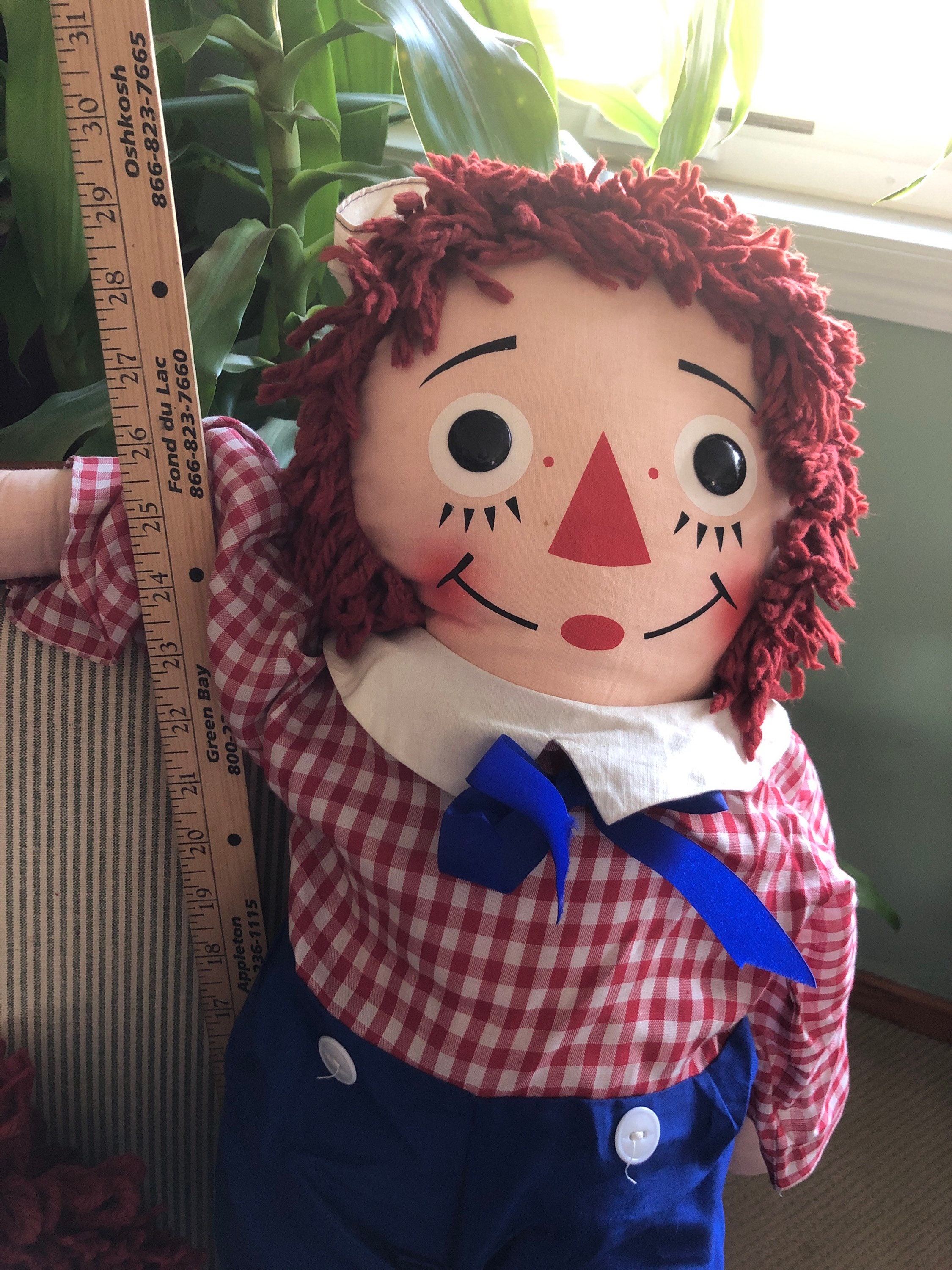 Knickerbocker Large Raggedy Ann and Andy - Etsy